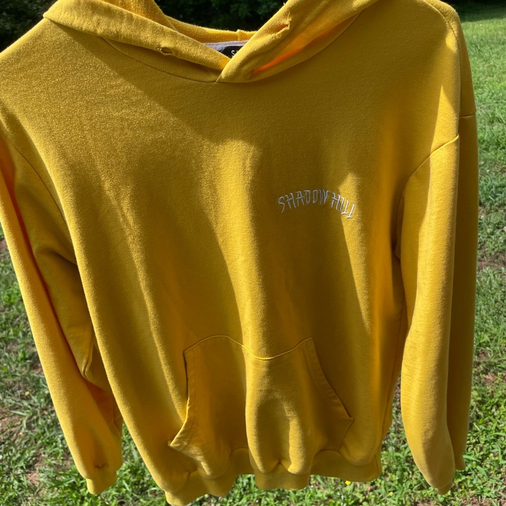 Yellow hoodie